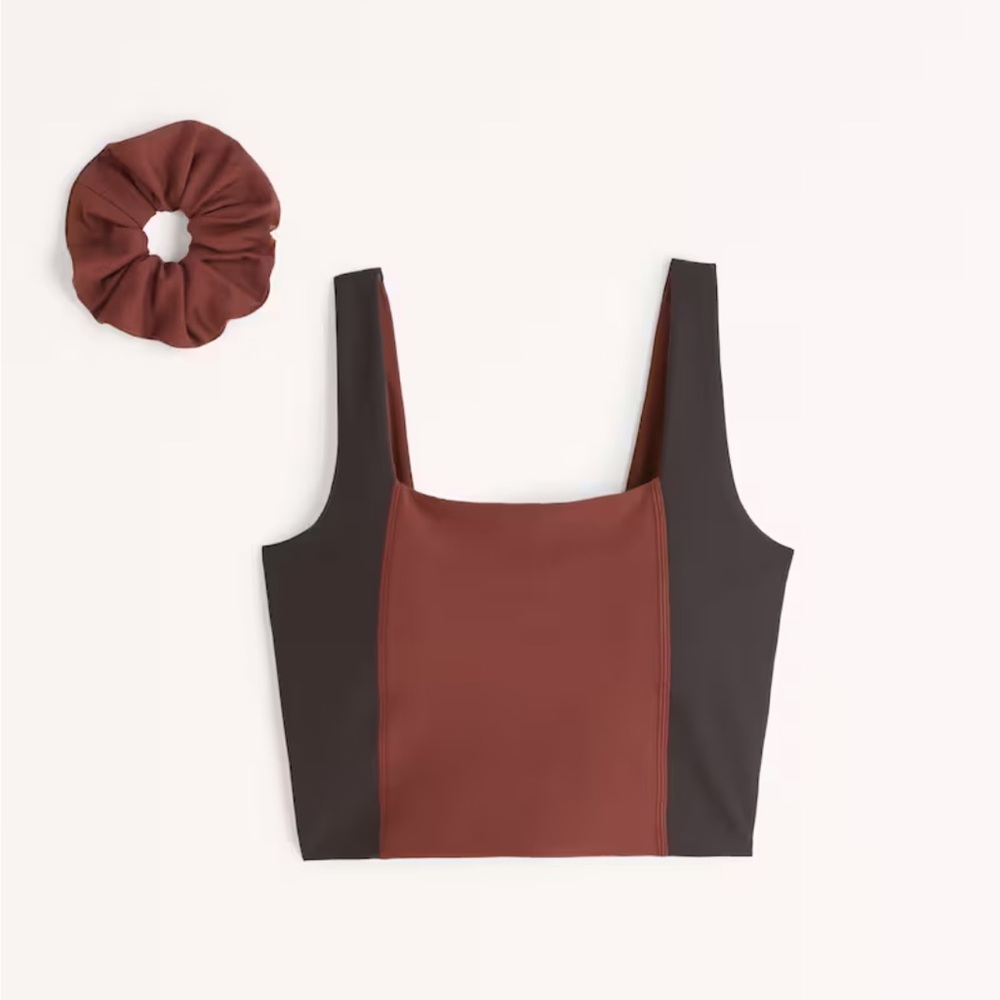 ypb square neck slim tank & leggings (matching set )